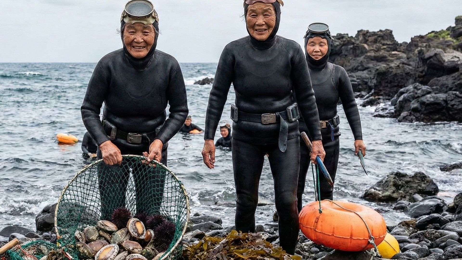 le famose pescatrici Haenyeo