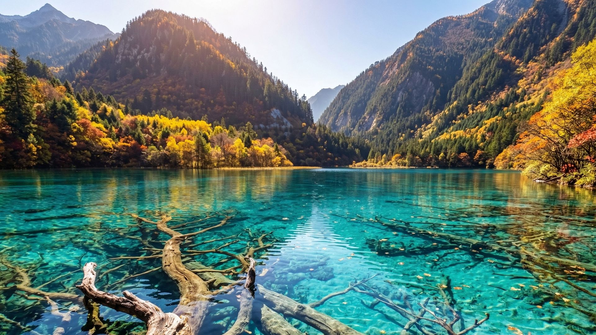 Valle di Jiuzhaigou cina