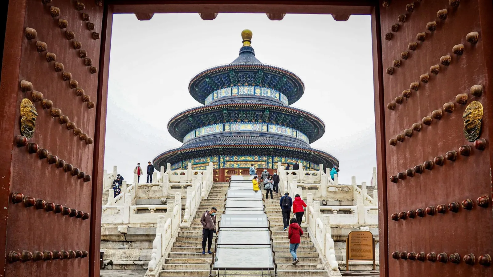 Il Tempio del Cielo a Pechino con la sua cupola blu